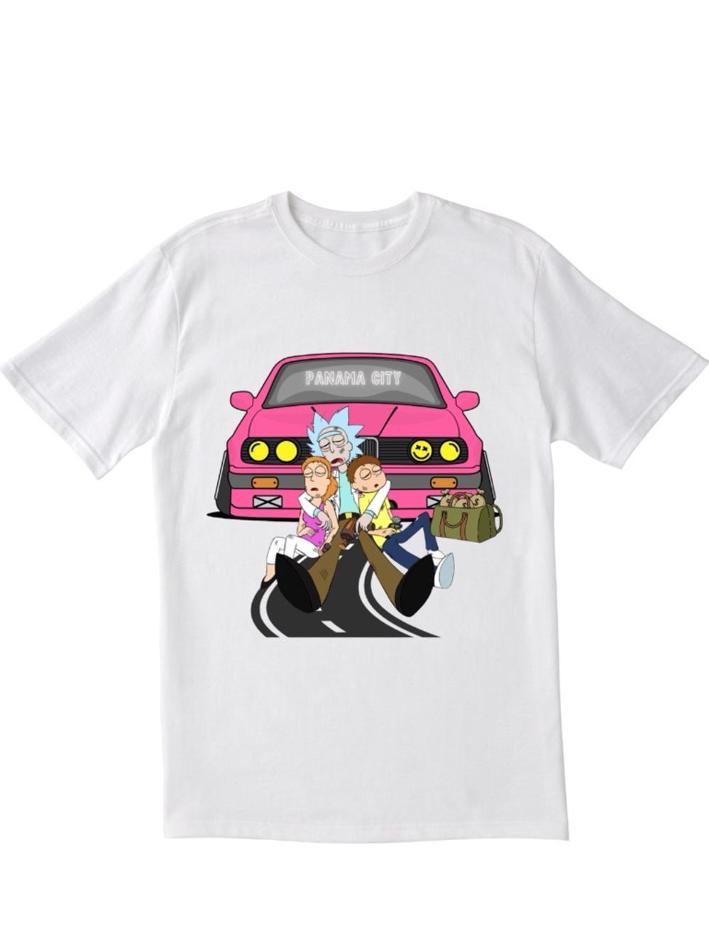 Rick and Morty Panama City Money Vibes Graphic Tee shirt all sizes